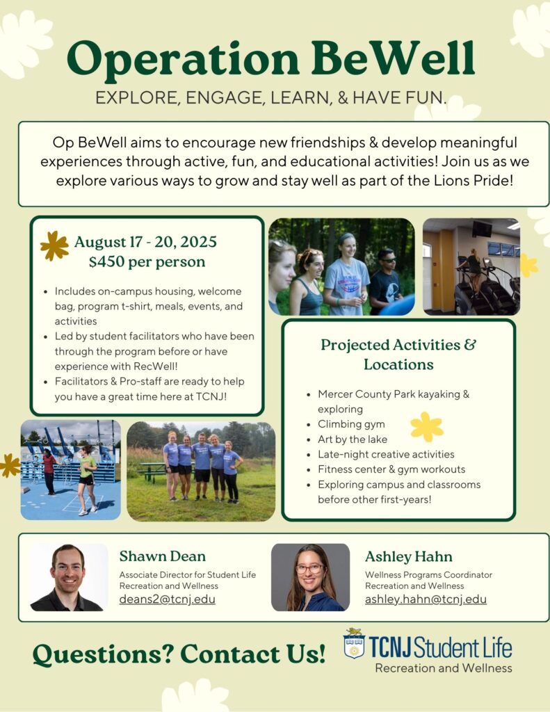Operation bewell flyer